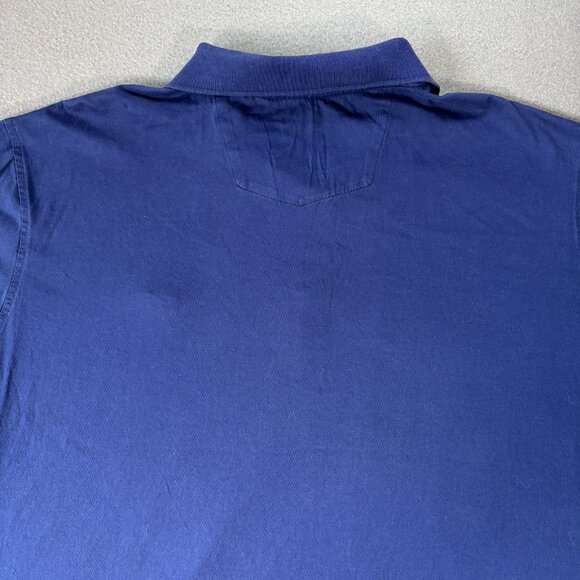 Robert Graham Shirt Mens XL Classic Fit Blue Solid Polo Colorful Short Sleeve - Picture 10 of 12